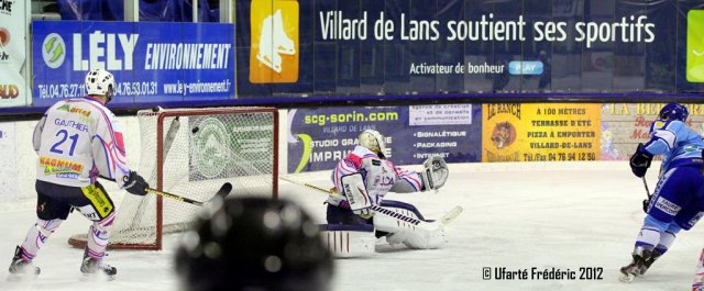 Photo hockey match Villard-de-Lans - Epinal  le 01/12/2012