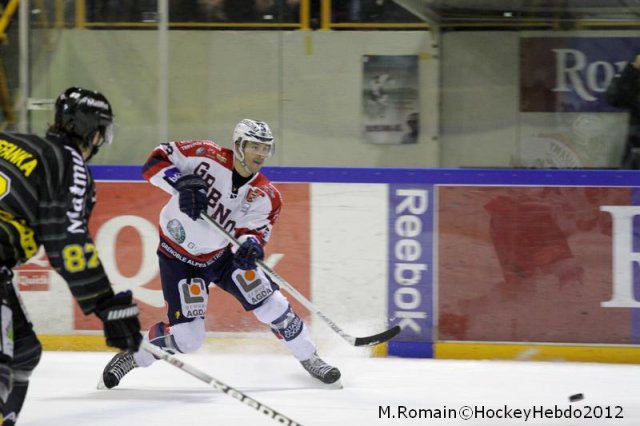 Photo hockey match Rouen - Grenoble  le 04/12/2012