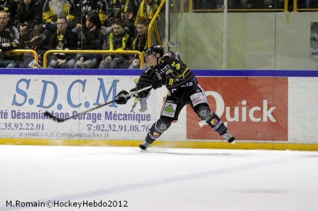 Photo hockey match Rouen - Grenoble  le 04/12/2012