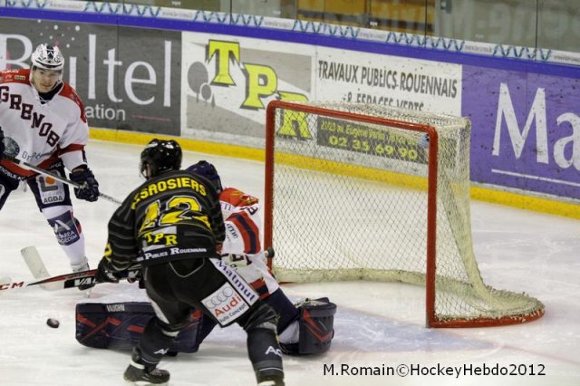 Photo hockey match Rouen - Grenoble  le 04/12/2012