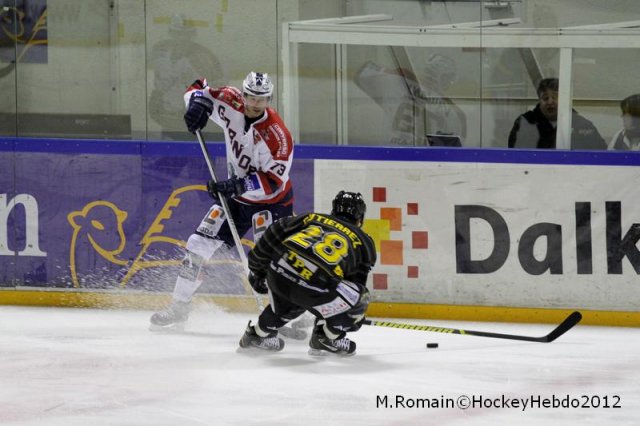 Photo hockey match Rouen - Grenoble  le 04/12/2012