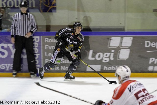 Photo hockey match Rouen - Grenoble  le 04/12/2012