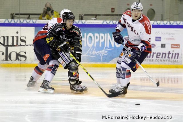 Photo hockey match Rouen - Grenoble  le 04/12/2012