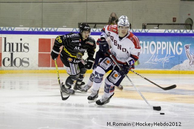 Photo hockey match Rouen - Grenoble  le 04/12/2012