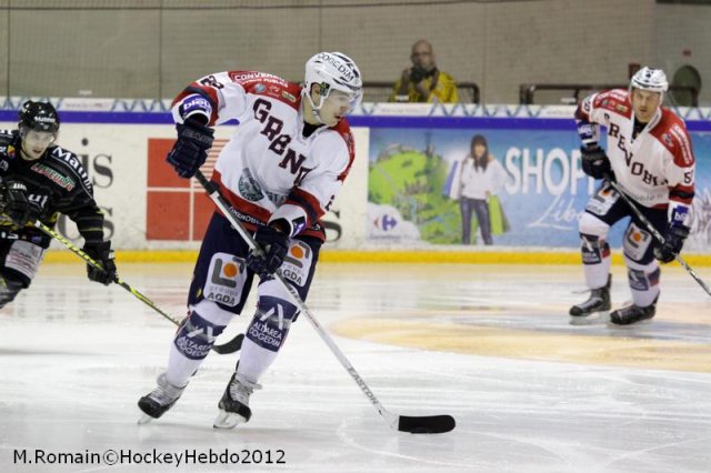 Photo hockey match Rouen - Grenoble  le 04/12/2012