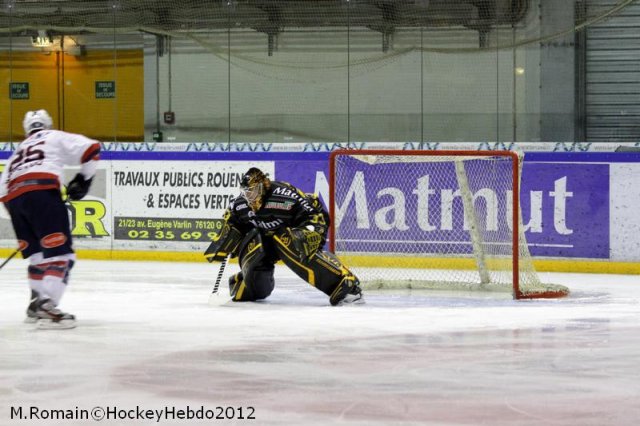 Photo hockey match Rouen - Grenoble  le 04/12/2012