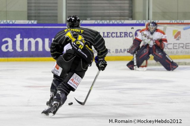 Photo hockey match Rouen - Grenoble  le 04/12/2012