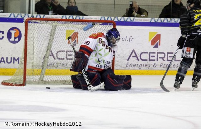 Photo hockey match Rouen - Grenoble  le 04/12/2012
