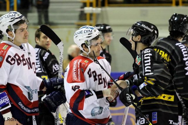 Photo hockey match Rouen - Grenoble  le 04/12/2012