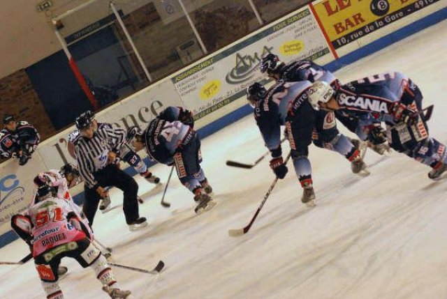 Photo hockey match Angers  - Amiens  le 11/11/2008