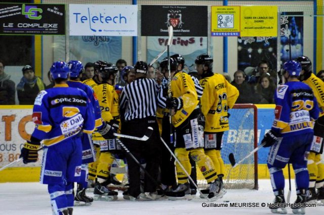 Photo hockey match Dijon  - Rouen le 08/12/2012