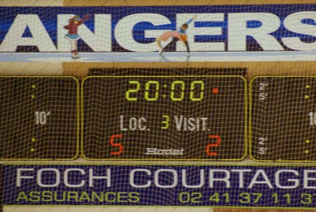 Photo hockey match Angers  - Amiens  le 11/11/2008