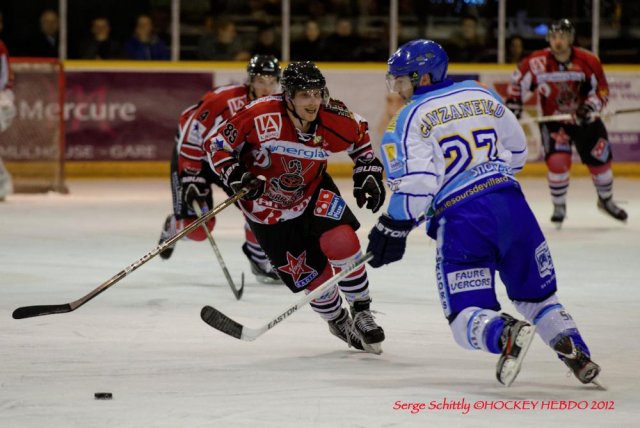 Photo hockey match Mulhouse - Villard-de-Lans le 08/12/2012
