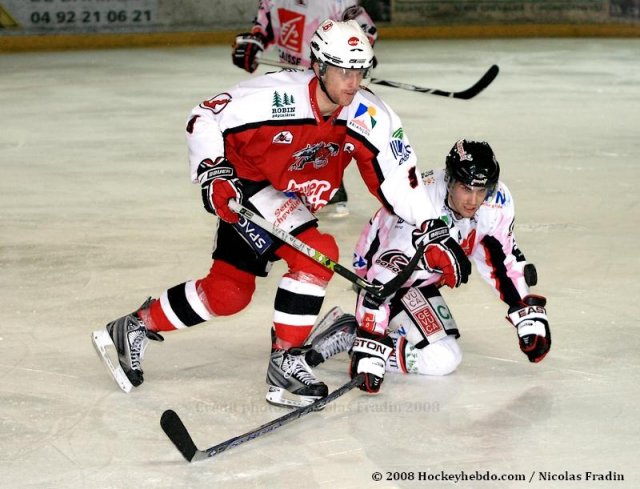 Photo hockey match Briançon  - Amiens  le 15/11/2008