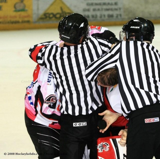 Photo hockey match Briançon  - Amiens  le 15/11/2008