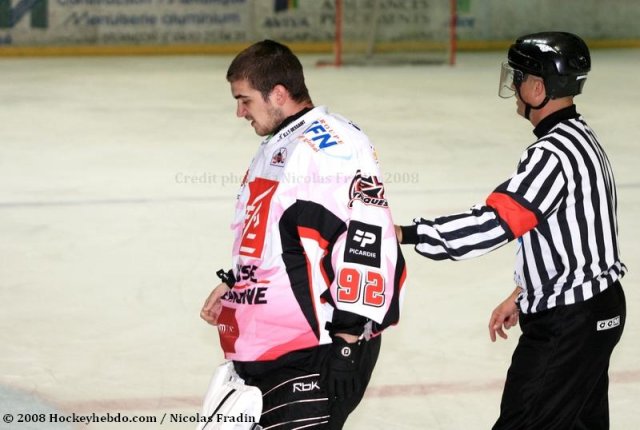 Photo hockey match Briançon  - Amiens  le 15/11/2008