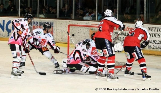 Photo hockey match Briançon  - Amiens  le 15/11/2008