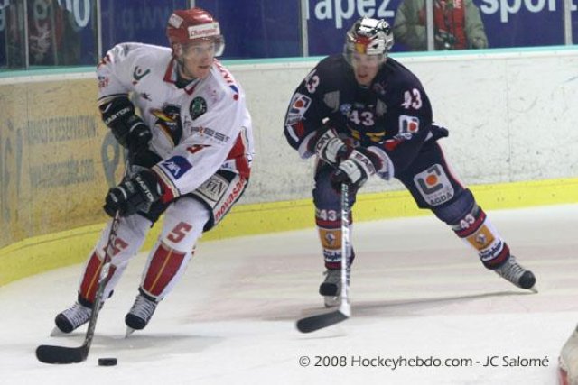 Photo hockey match Grenoble  - Morzine-Avoriaz le 15/11/2008