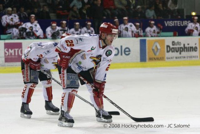 Photo hockey match Grenoble  - Morzine-Avoriaz le 15/11/2008