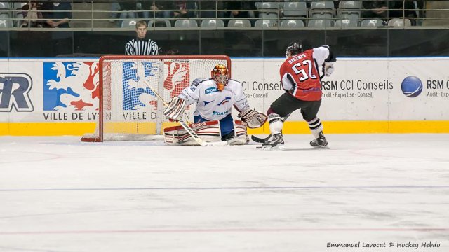 Photo hockey reportage EIHC : France vs Lettonie en images