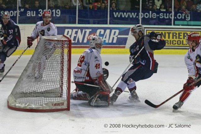 Photo hockey match Grenoble  - Morzine-Avoriaz le 15/11/2008