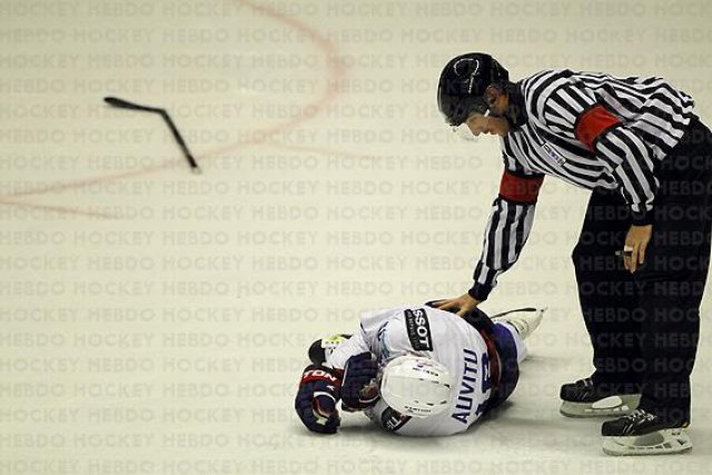 Photo hockey reportage EIHC : France vs Lettonie en images