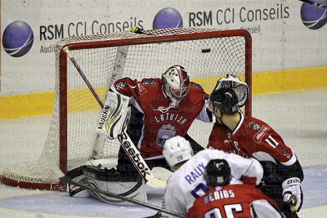 Photo hockey reportage EIHC : France vs Lettonie en images