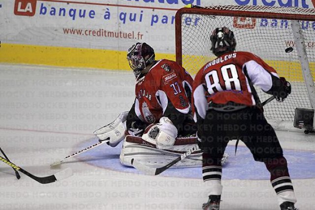 Photo hockey reportage EIHC : France vs Lettonie en images