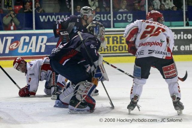 Photo hockey match Grenoble  - Morzine-Avoriaz le 15/11/2008