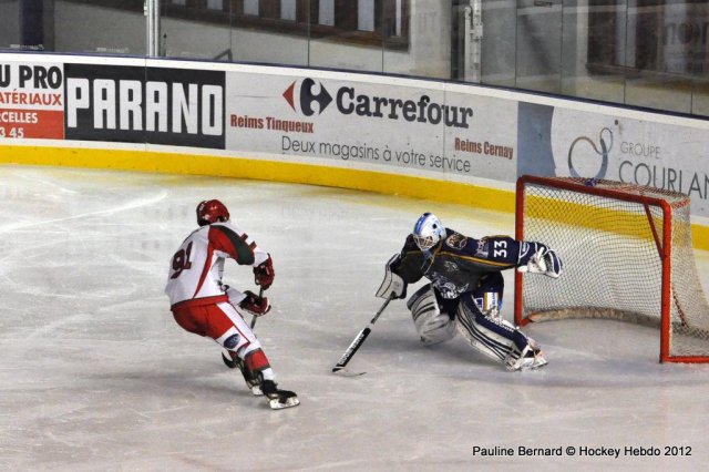 Photo hockey match Reims - Courbevoie  le 14/12/2012