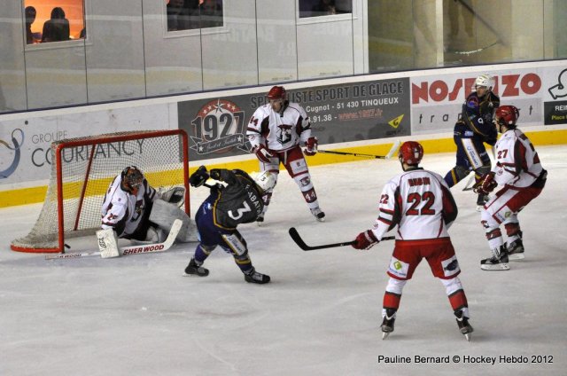 Photo hockey match Reims - Courbevoie  le 14/12/2012