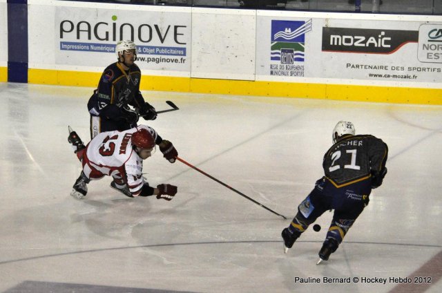 Photo hockey match Reims - Courbevoie  le 14/12/2012