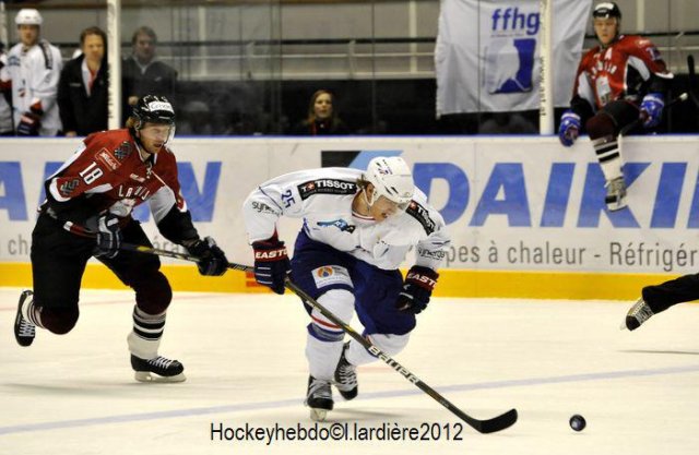 Photo hockey reportage EIHC : France vs Lettonie en images