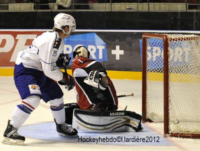 Photo hockey reportage EIHC : France vs Lettonie en images