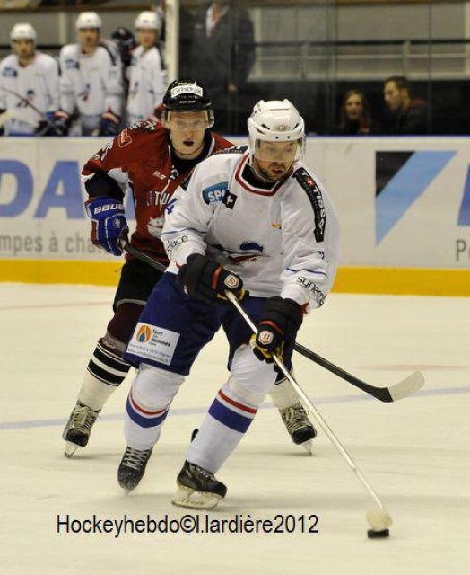 Photo hockey reportage EIHC : France vs Lettonie en images