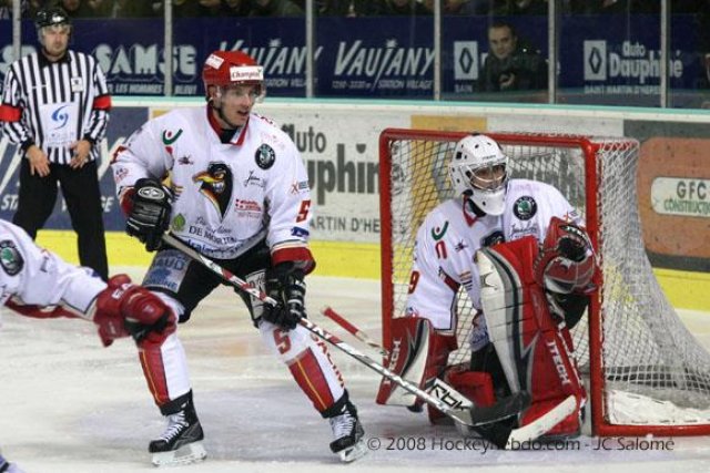 Photo hockey match Grenoble  - Morzine-Avoriaz le 15/11/2008