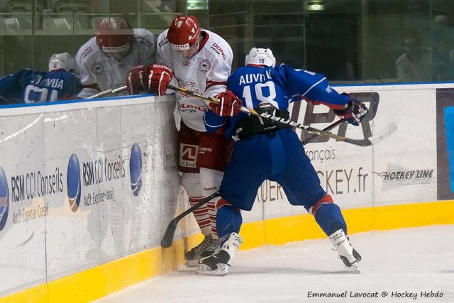 Photo hockey reportage France-Danemark : courte désillusion 