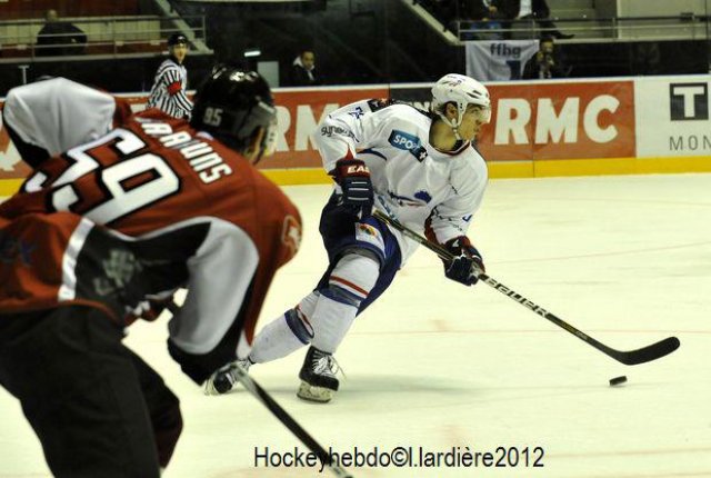 Photo hockey reportage EIHC : France vs Lettonie en images