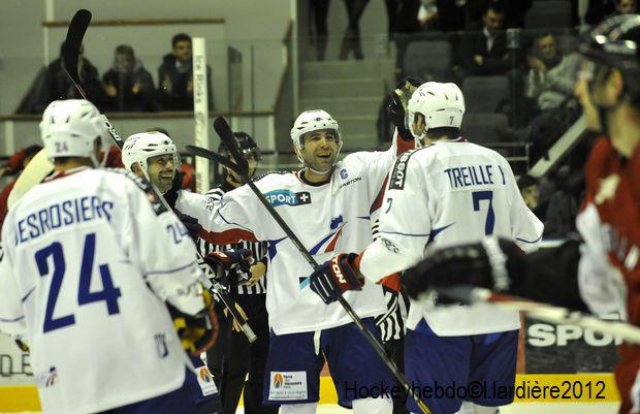 Photo hockey reportage EIHC : France vs Lettonie en images