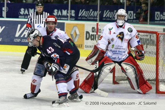 Photo hockey match Grenoble  - Morzine-Avoriaz le 15/11/2008