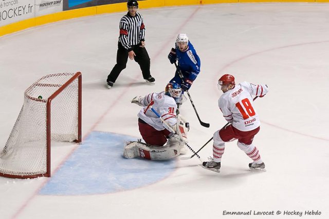 Photo hockey reportage France-Danemark : courte désillusion 