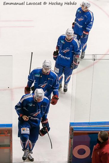 Photo hockey reportage France-Danemark : courte désillusion 