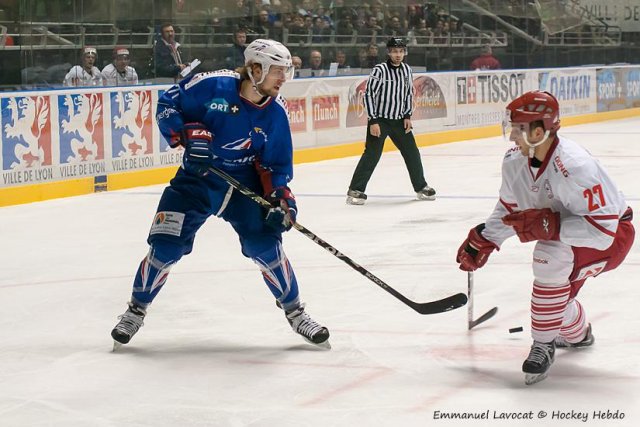 Photo hockey reportage France-Danemark : courte désillusion 