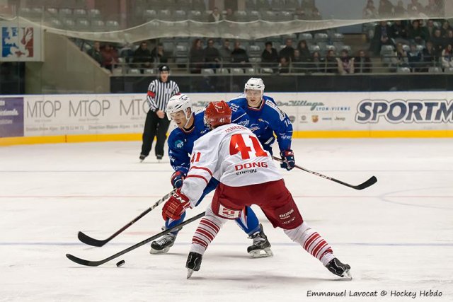 Photo hockey reportage France-Danemark : courte désillusion 
