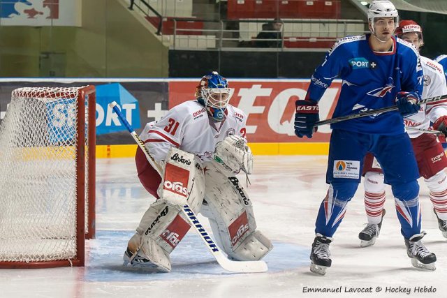 Photo hockey reportage France-Danemark : courte désillusion 