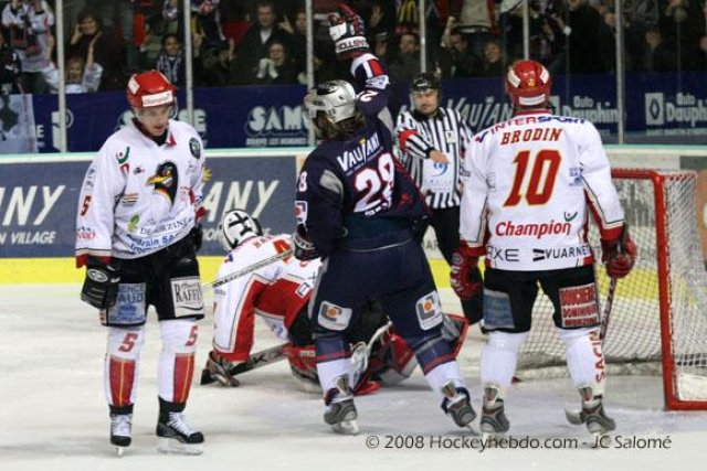 Photo hockey match Grenoble  - Morzine-Avoriaz le 15/11/2008