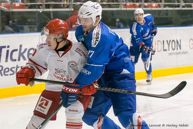 Photo hockey reportage France-Danemark : courte désillusion 