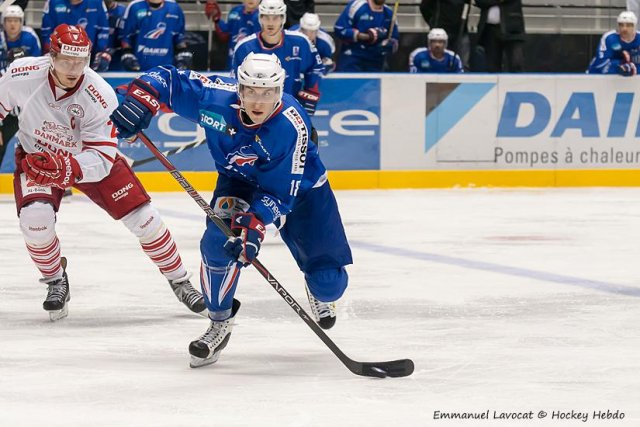 Photo hockey reportage France-Danemark : courte désillusion 