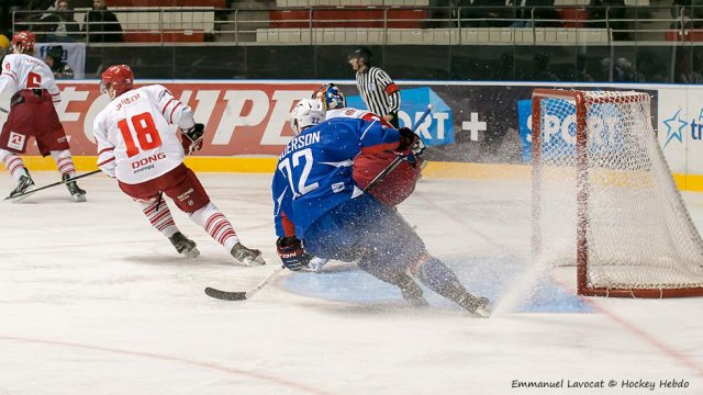 Photo hockey reportage France-Danemark : courte désillusion 