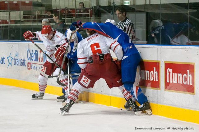 Photo hockey reportage France-Danemark : courte désillusion 